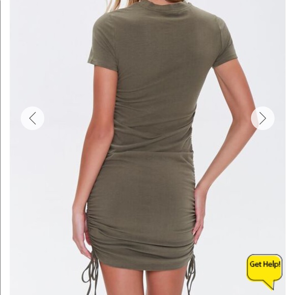 Ruched Bodycon Mini Dress - Picture 2 of 2